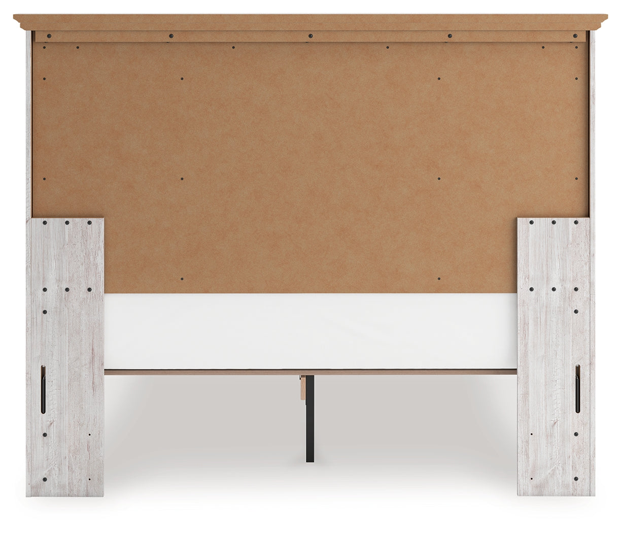 Makidern Whitewash Queen Panel Storage Bed, Dresser and Mirror (Online Special Price) - Ornate Home