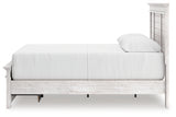 Makidern Whitewash Queen Panel Storage Bed, Dresser and Mirror (Online Special Price) - Ornate Home