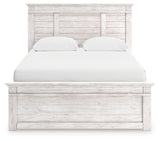 Makidern Whitewash Queen Panel Storage Bed - Ornate Home