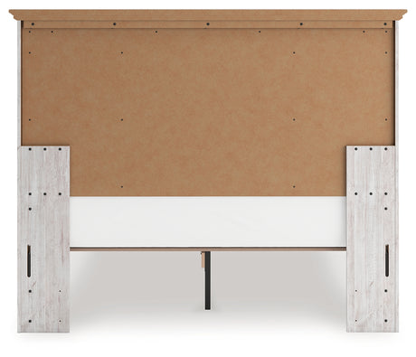 Makidern Whitewash Queen Panel Storage Bed - Ornate Home