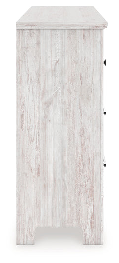 Makidern Whitewash Six Drawer Dresser - Ornate Home