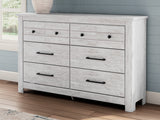 Makidern Whitewash Six Drawer Dresser - Ornate Home