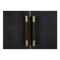 Mako Black Bar Cabinet - Ornate Home