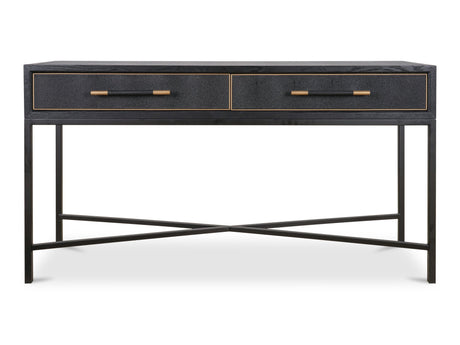 Mako Black Console Table - Ornate Home