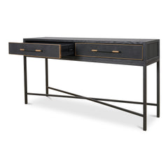 Mako Black Console Table - Ornate Home