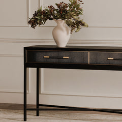 Mako Black Console Table - Ornate Home