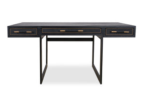 Mako Black Desk - Ornate Home