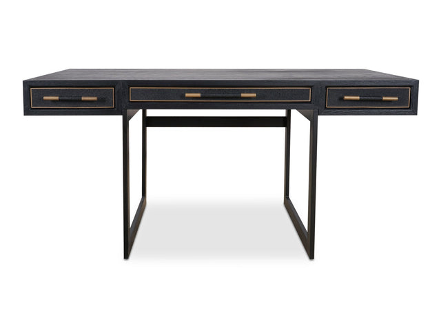 Mako Black Desk - Ornate Home