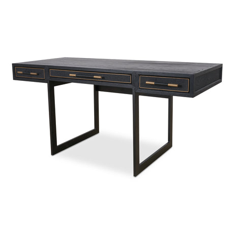 Mako Black Desk - Ornate Home