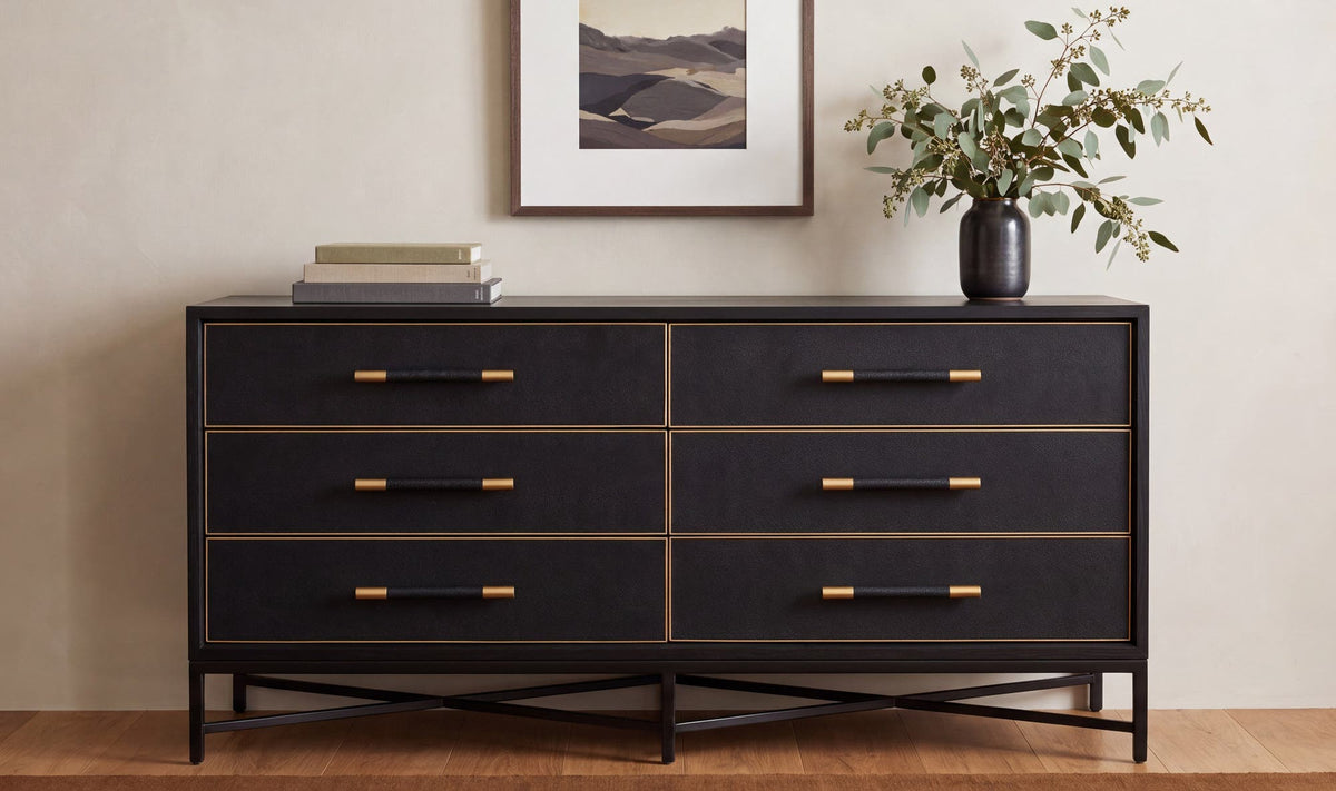 Mako Black Dresser - Ornate Home