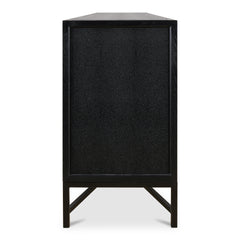 Mako Black Large Sideboard - Ornate Home