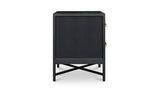 Mako Black Nightstand - Ornate Home