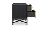 Mako Black Nightstand - Ornate Home