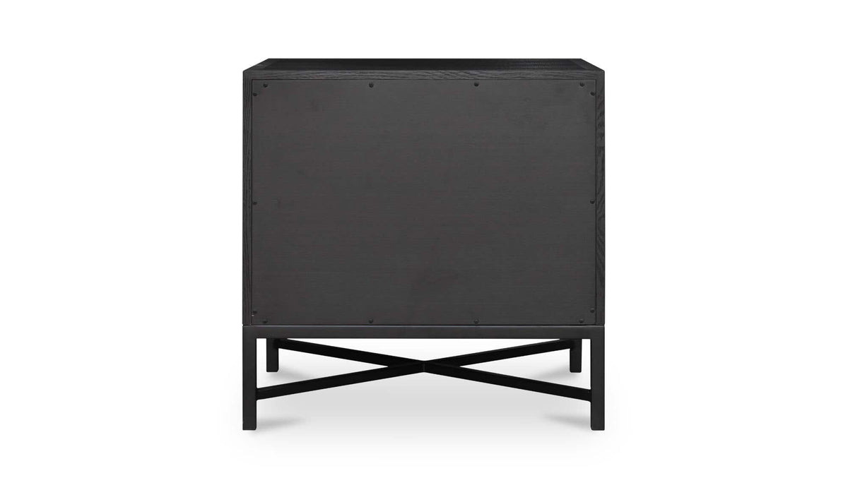 Mako Black Nightstand - Ornate Home