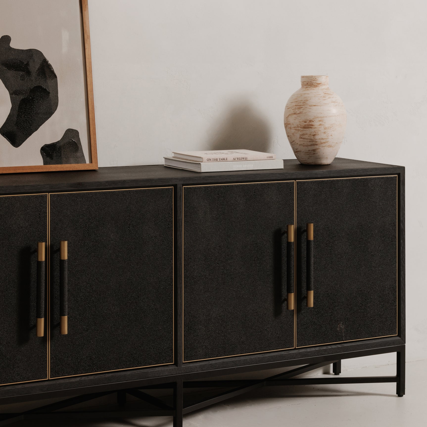 Mako Black Sideboard - Ornate Home
