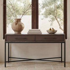 Mako Brown Console Table - Ornate Home