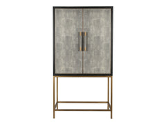 Mako Grey Bar Cabinet - Ornate Home