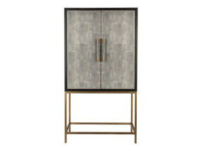 Mako Grey Bar Cabinet - Ornate Home