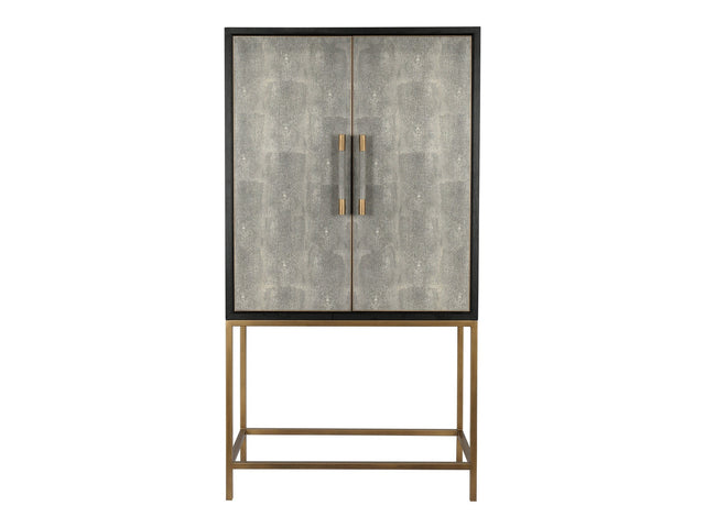Mako Grey Bar Cabinet - Ornate Home