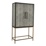 Mako Grey Bar Cabinet - Ornate Home