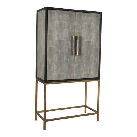 Mako Grey Bar Cabinet - Ornate Home