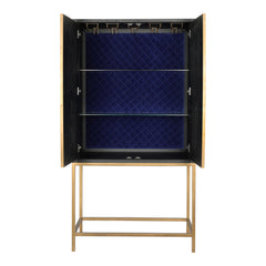 Mako Grey Bar Cabinet - Ornate Home