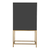 Mako Grey Bar Cabinet - Ornate Home