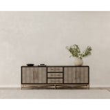 Mako Grey Large Sideboard - Ornate Home