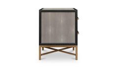 Mako Grey Nightstand - Ornate Home