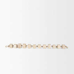 Mala Beige Paper Mache Cube Garland