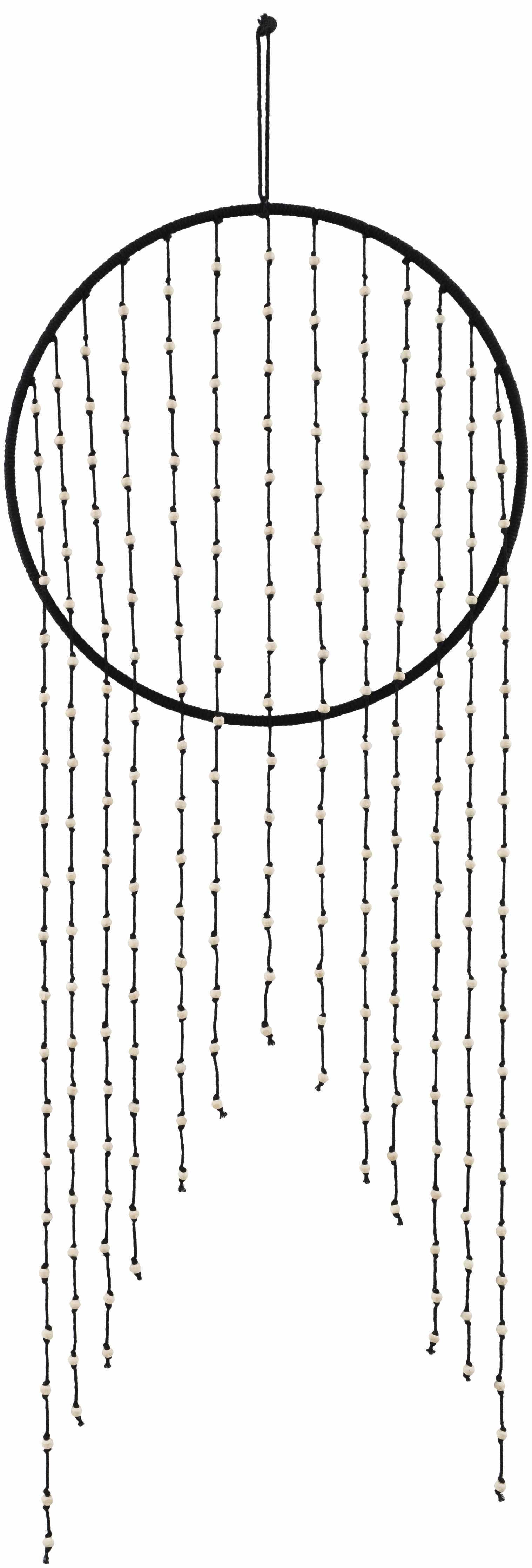 Malacampa Black Beaded Wall Hanging - Ornate Home