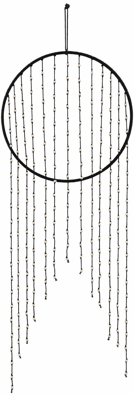 Malacampa Black Beaded Wall Hanging - Ornate Home