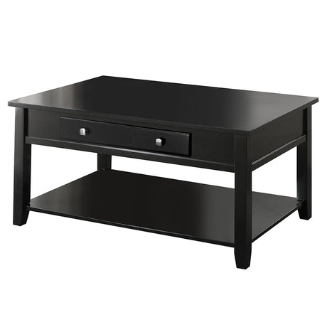Malachi Black Coffee Table - Ornate Home