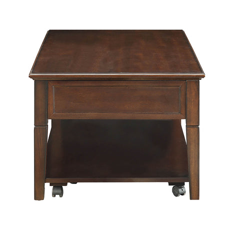 Malachi Walnut Coffee Table - Ornate Home