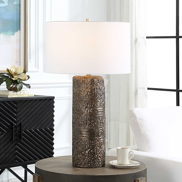 Malaga Brass Table Lamp - Ornate Home