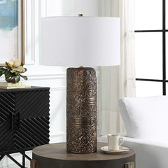 Malaga Brass Table Lamp - Ornate Home