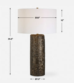 Malaga Brass Table Lamp - Ornate Home