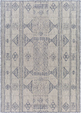 Malamig Gray & Blue Outdoor Area Rug - Clearance - Ornate Home