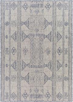 Malamig Gray & Blue Outdoor Area Rug - Clearance - Ornate Home