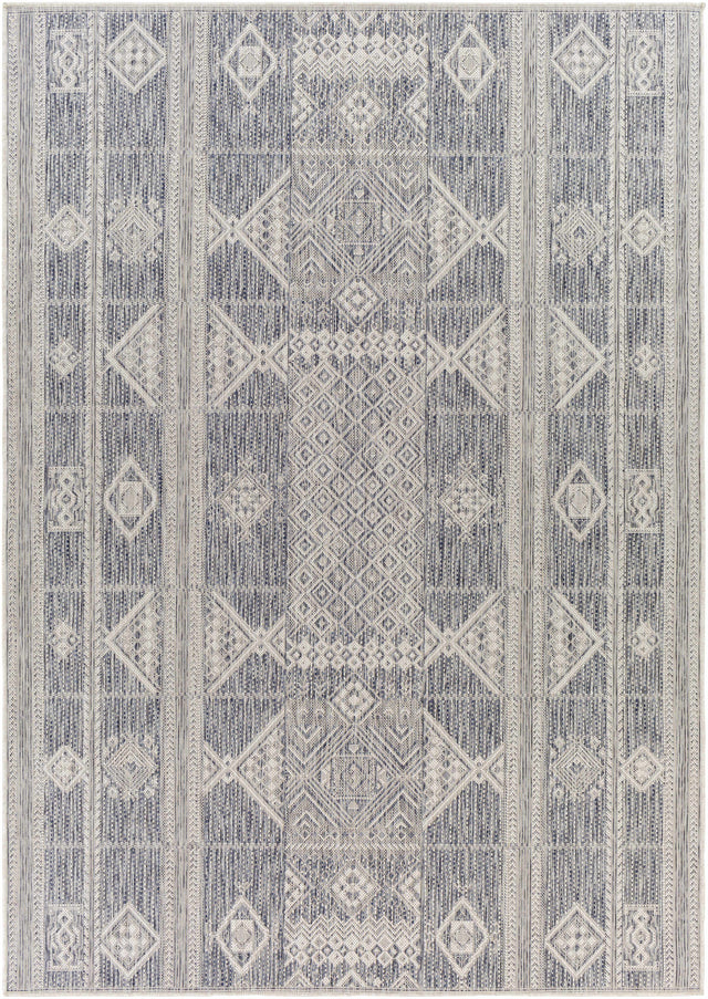 Malamig Gray Outdoor Area Rug - Clearance - Ornate Home