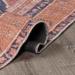 Malamote Vintage Flat Pile Washable Rug - Ornate Home
