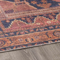 Malamote Vintage Flat Pile Washable Rug - Ornate Home