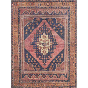Malamote Vintage Flat Pile Washable Rug - Ornate Home