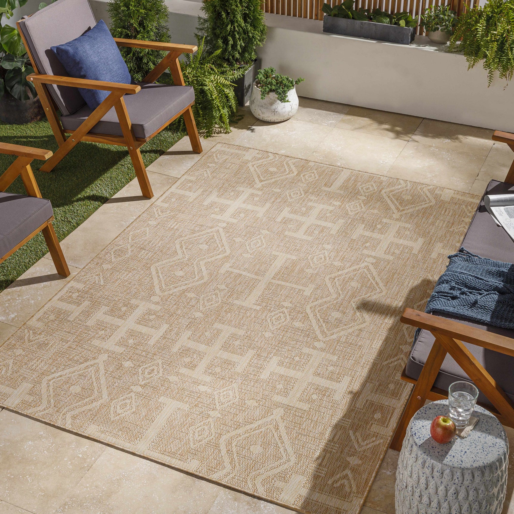 Malapatan Indoor & Outdoor Rug - Clearance - Ornate Home