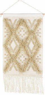 Malay Cream Diamond Fringe Wall Hanging - Clearance - Ornate Home