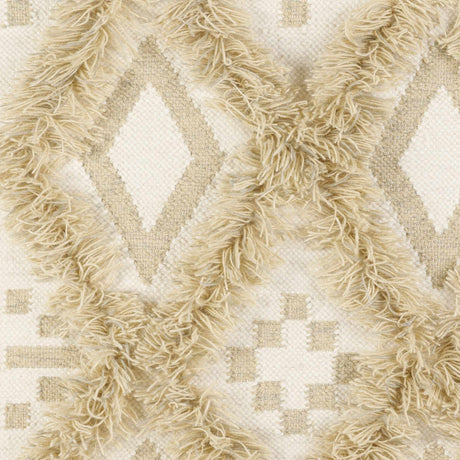Malay Cream Diamond Fringe Wall Hanging - Ornate Home