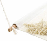 Malay Cream Diamond Fringe Wall Hanging - Ornate Home