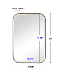 Malay Gold Vanity Mirror - Ornate Home