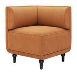 Malben Brown Corner Chair