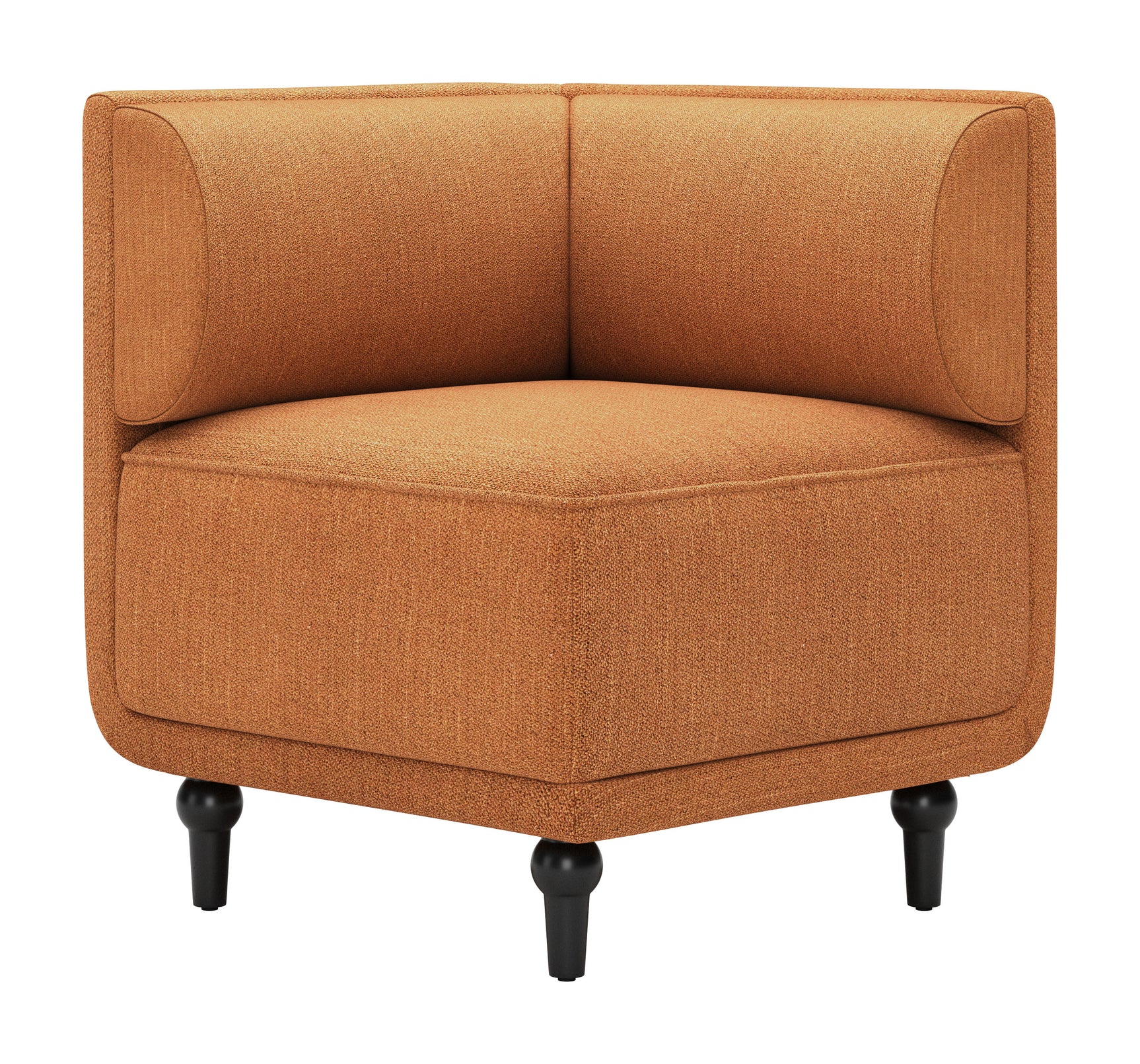 Malben Brown Corner Chair